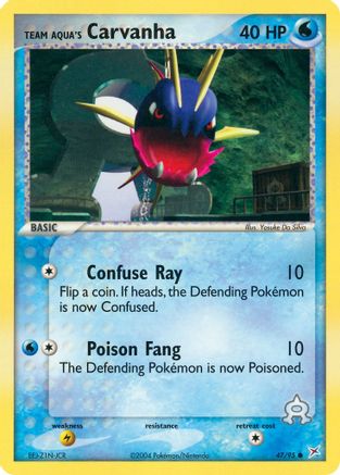 Team Aqua's Carvanha (47) (47) [Team Magma vs Team Aqua] - Deck Out Gaming