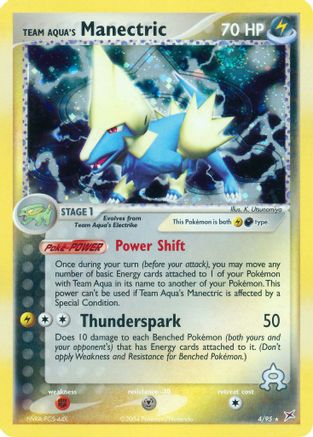 Team Aqua's Manectric - 4/95 (4) [Team Magma vs Team Aqua] Holofoil - Deck Out Gaming