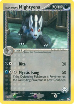 Team Aqua's Mightyena - 15/95 (15) [Team Magma vs Team Aqua] Reverse Holofoil - Deck Out Gaming