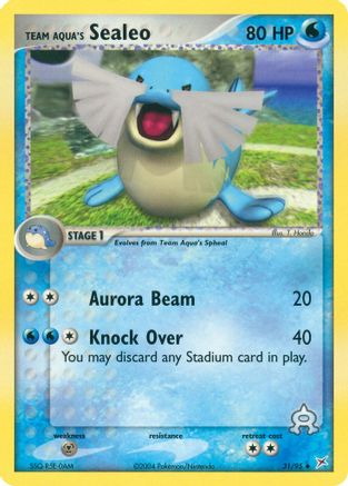 Team Aqua's Sealeo - 31/95 (31) [Team Magma vs Team Aqua] - Deck Out Gaming