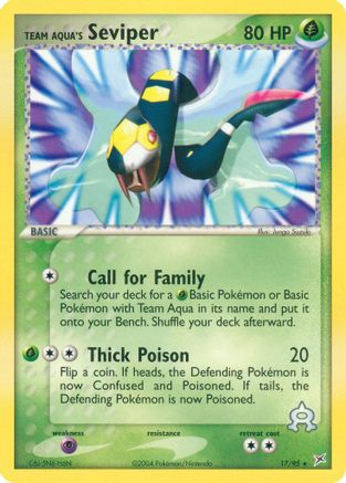 Team Aqua's Seviper (17) [Team Magma vs Team Aqua] - Deck Out Gaming