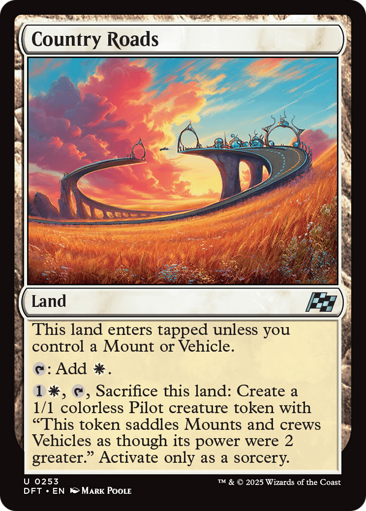 Country Roads (253) [Aetherdrift] foil - Deck Out Gaming
