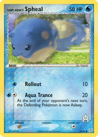 Team Aqua's Spheal - 57/95 (57) [Team Magma vs Team Aqua] - Deck Out Gaming