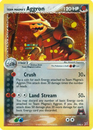 Team Magma's Aggron (7) [Team Magma vs Team Aqua] Holofoil - Deck Out Gaming