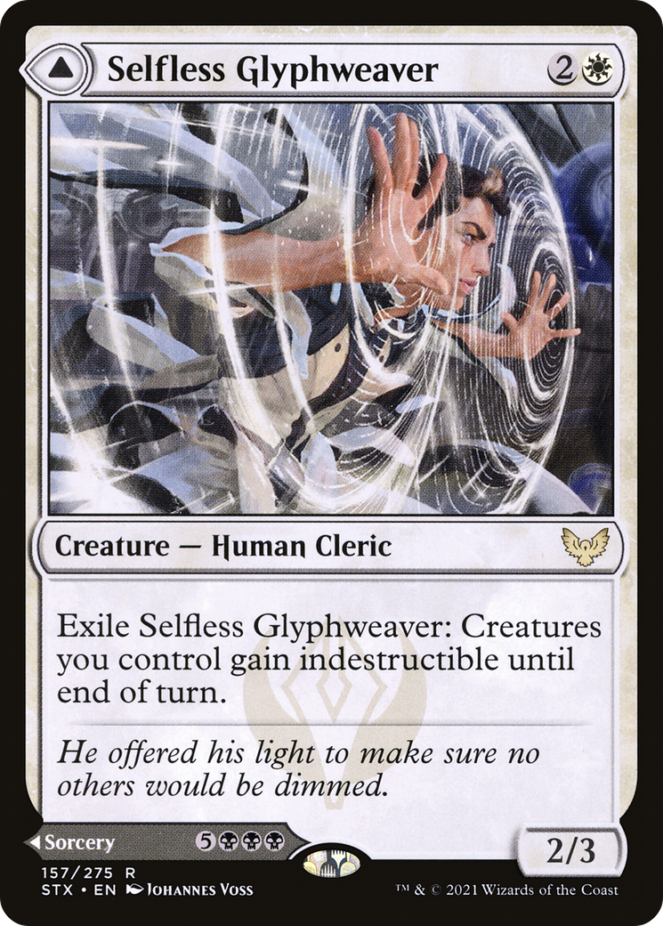 Selfless Glyphweaver (157) [Strixhaven: School of Mages] - Deck Out Gaming