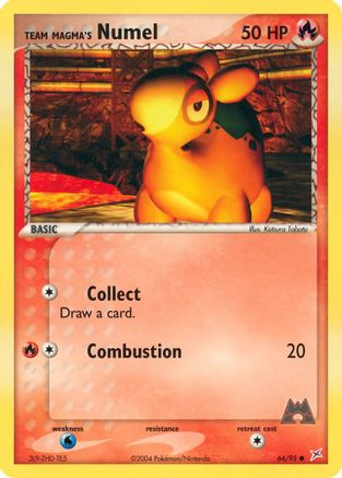 Team Magma's Numel (64) [Team Magma vs Team Aqua] Reverse Holofoil - Deck Out Gaming