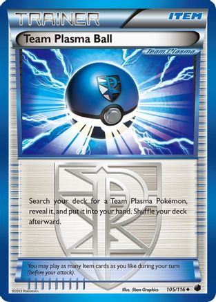 Team Plasma Ball (Team Plasma) (105) [Plasma Freeze] - Deck Out Gaming