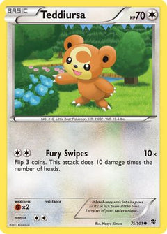 Teddiursa (75) [Plasma Blast] Reverse Holofoil - Deck Out Gaming