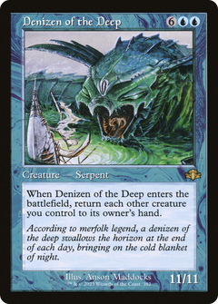 Denizen of the Deep (Retro Frame) (282) [Dominaria Remastered] - Deck Out Gaming