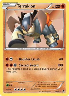 Terrakion (63) [Emerging Powers] Reverse Holofoil - Deck Out Gaming