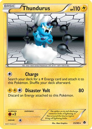 Thundurus (35) [Emerging Powers] Holofoil - Deck Out Gaming