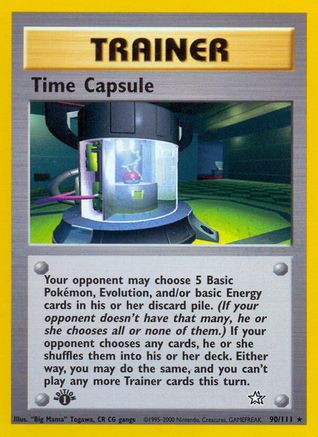 Time Capsule (90) [Neo Genesis] 1st Edition - Deck Out Gaming
