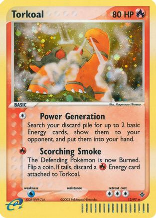 Torkoal (12) [Dragon] Reverse Holofoil - Deck Out Gaming