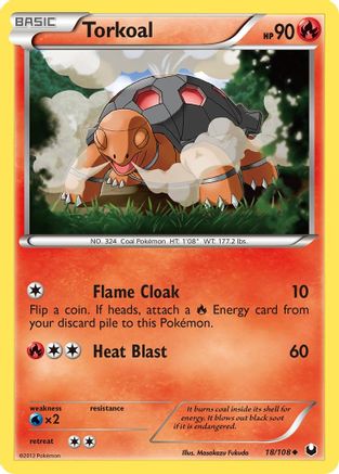 Torkoal (18) [Dark Explorers] Reverse Holofoil - Deck Out Gaming