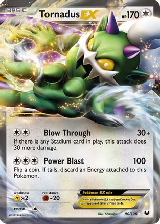 Tornadus EX (90) [Dark Explorers] Holofoil - Deck Out Gaming