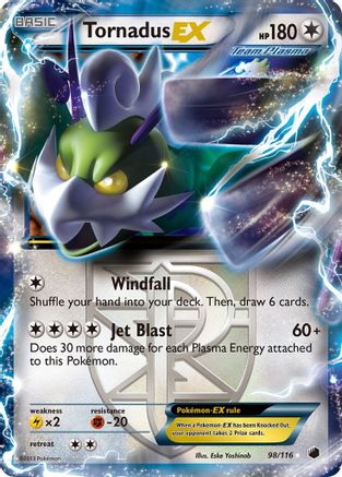 Tornadus EX (Team Plasma) (98) [Plasma Freeze] Holofoil - Deck Out Gaming