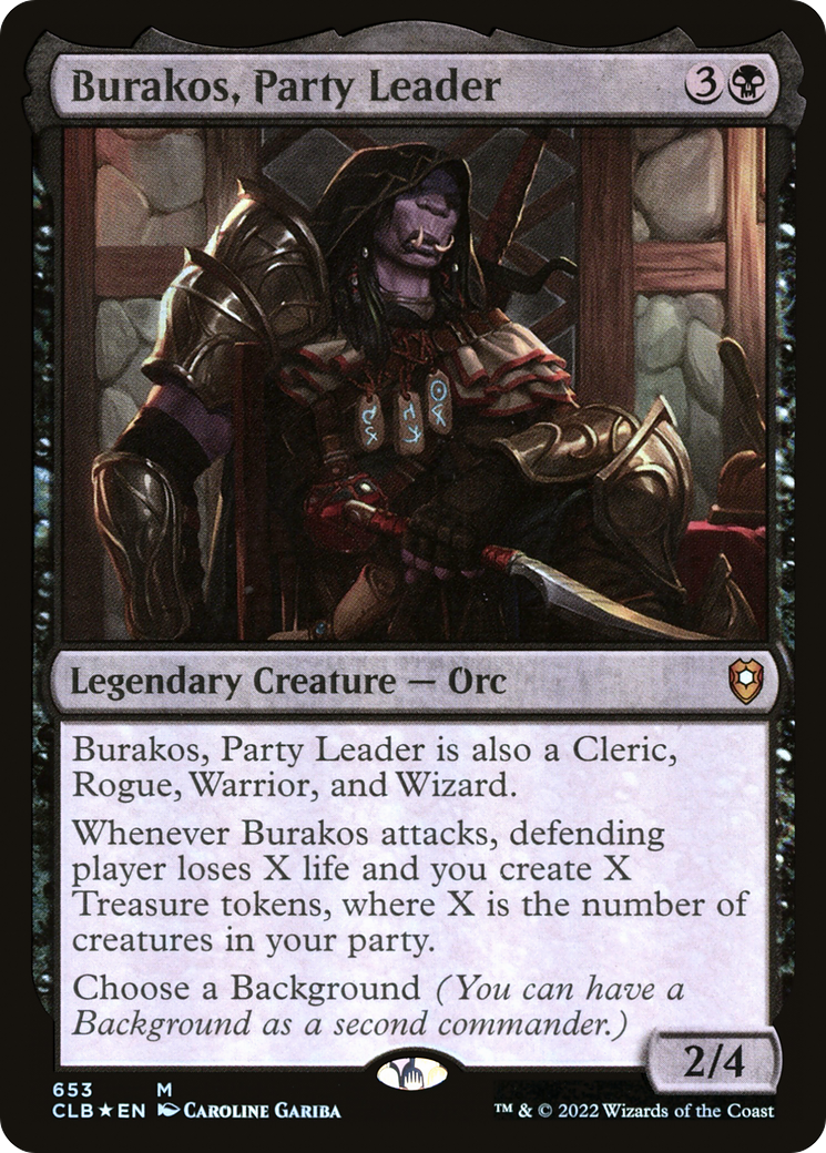 Burakos, Party Leader (653) [Commander Legends: Battle for Baldur's Gate] foil - Deck Out Gaming