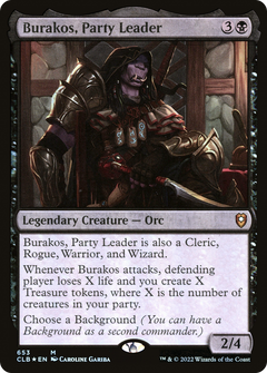 Burakos, Party Leader (653) [Commander Legends: Battle for Baldur's Gate] foil - Deck Out Gaming