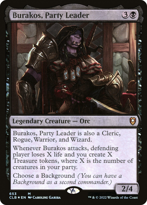 Burakos, Party Leader (653) [Commander Legends: Battle for Baldur's Gate] foil - Deck Out Gaming
