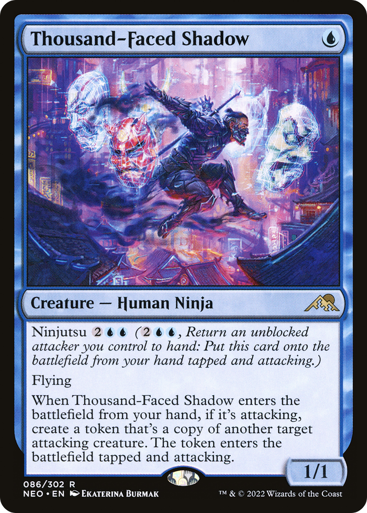 Thousand-Faced Shadow (86) [Kamigawa: Neon Dynasty] foil - Deck Out Gaming