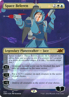 Space Beleren (Borderless) (Galaxy Foil) (527) [Unfinity] foil - Deck Out Gaming