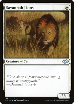 Savannah Lions (237) [Jumpstart 2022] - Deck Out Gaming