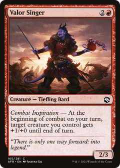 Valor Singer (165) [Adventures in the Forgotten Realms] foil - Deck Out Gaming