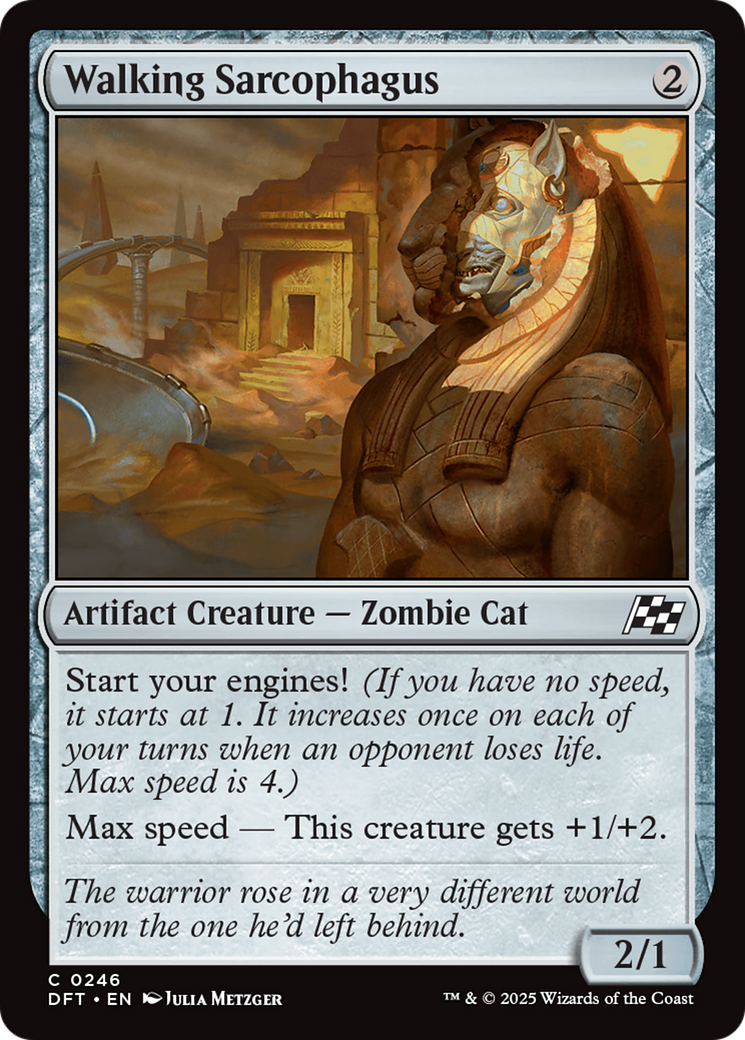 Walking Sarcophagus (246) [Aetherdrift] foil - Deck Out Gaming