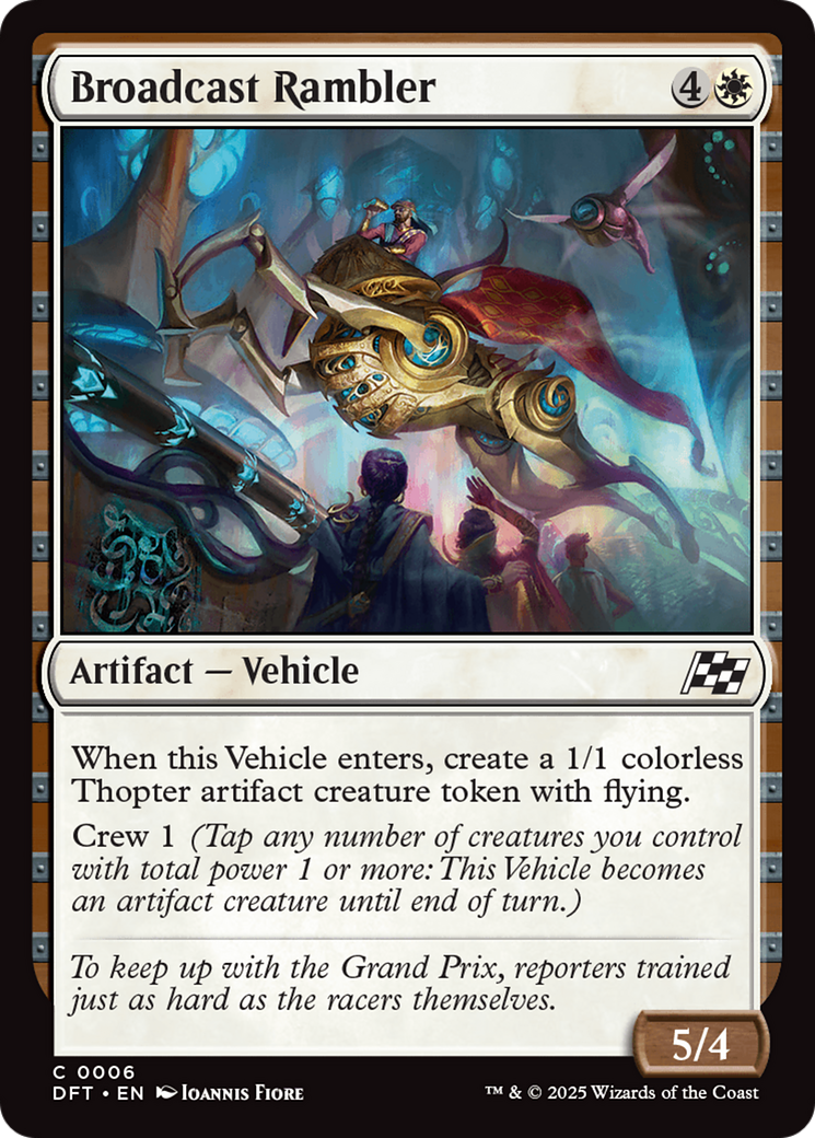 Broadcast Rambler (6) [Aetherdrift] foil - Deck Out Gaming