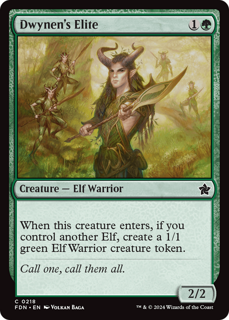 Dwynen's Elite (218) [Foundations] - Deck Out Gaming