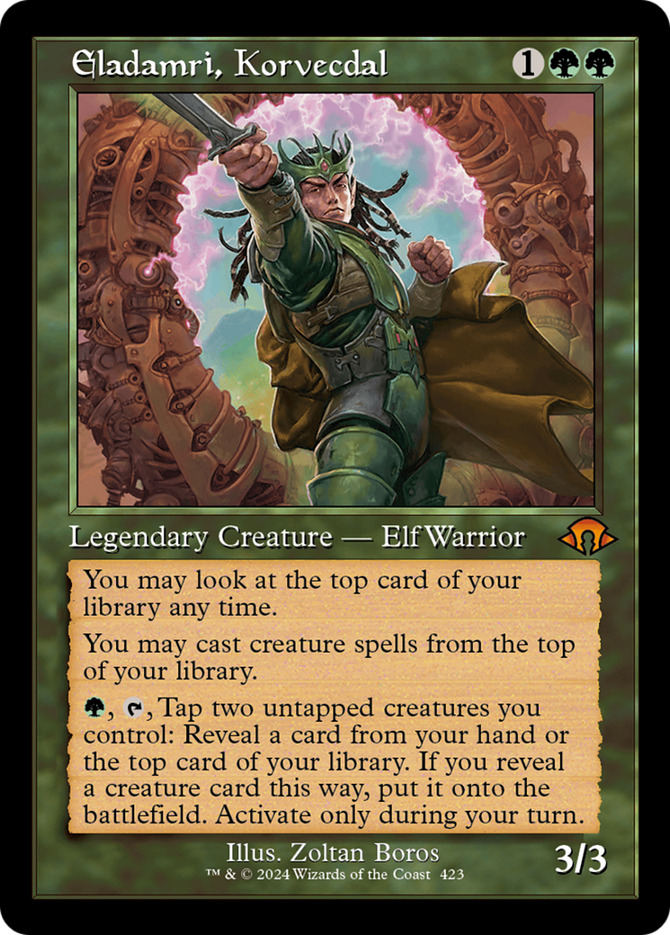 Eladamri, Korvecdal (Retro Frame) (423) [Modern Horizons 3] - Deck Out Gaming