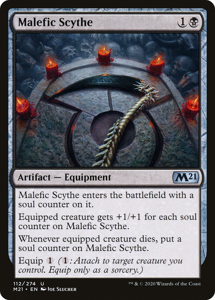 Malefic Scythe (112) [Core Set 2021] foil - Deck Out Gaming