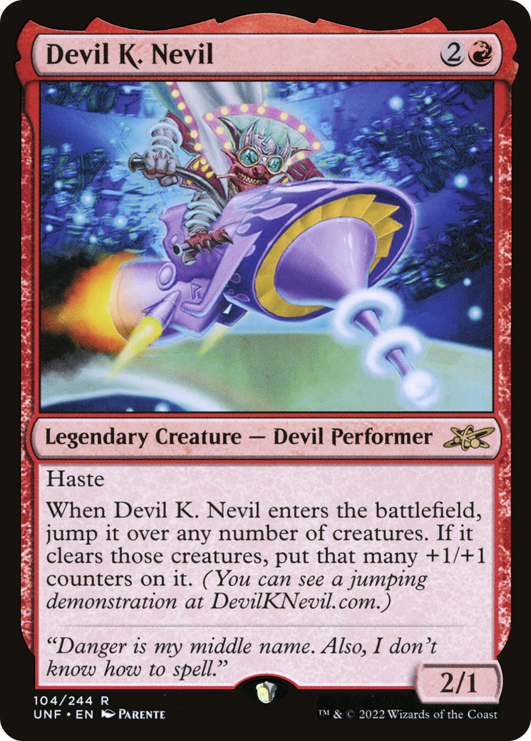 Devil K. Nevil (104) [Unfinity] - Deck Out Gaming