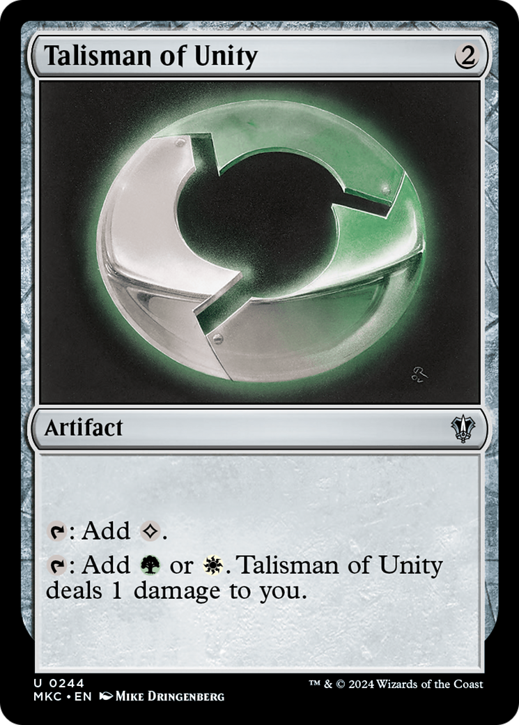 Talisman of Unity (244) [Murders at Karlov Manor Commander] - Deck Out Gaming
