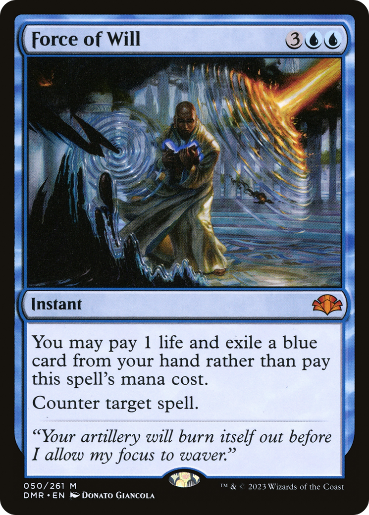 Force of Will (50) [Dominaria Remastered] - Deck Out Gaming