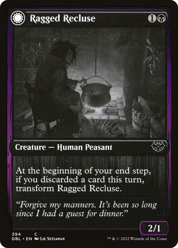Ragged Recluse (394) [Innistrad: Double Feature] foil - Deck Out Gaming