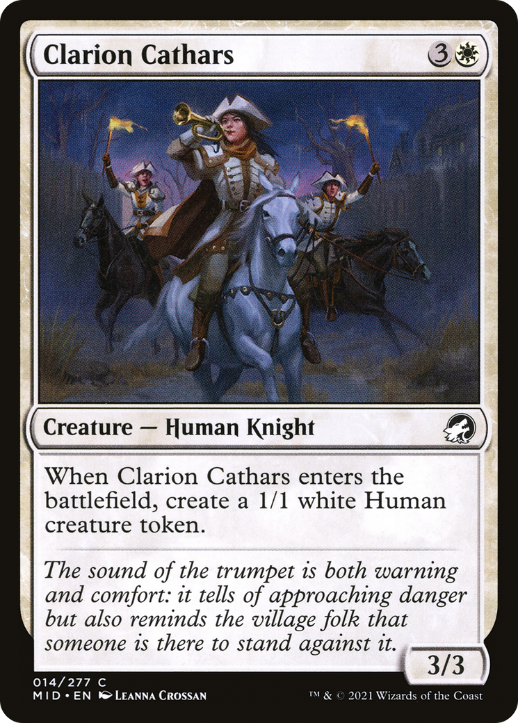Clarion Cathars (14) [Innistrad: Midnight Hunt] - Deck Out Gaming