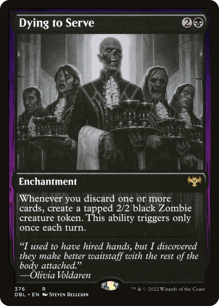 Dying to Serve (376) [Innistrad: Double Feature] - Deck Out Gaming