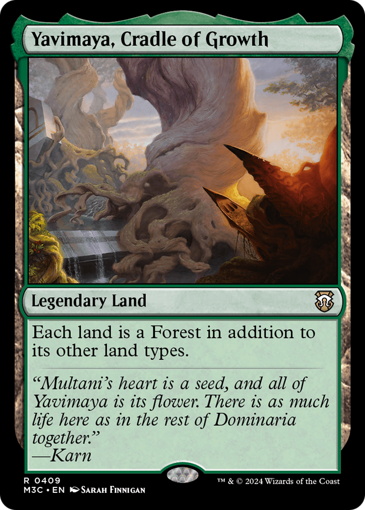 Yavimaya, Cradle of Growth (409) [Modern Horizons 3 Commander] - Deck Out Gaming