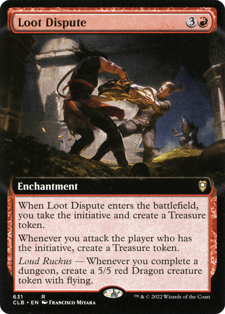 Loot Dispute (Extended Art) (631) [Commander Legends: Battle for Baldur's Gate] - Deck Out Gaming