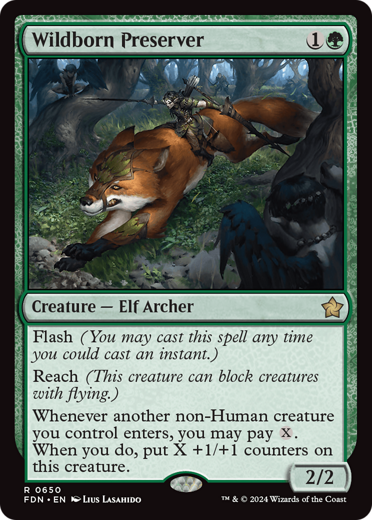 Wildborn Preserver (650) [Foundations] - Deck Out Gaming