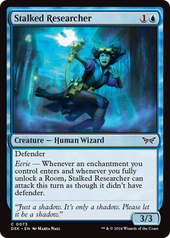Stalked Researcher (73) [Duskmourn: House of Horror] - Deck Out Gaming