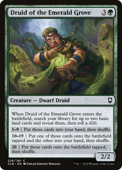 Druid of the Emerald Grove (226) [Commander Legends: Battle for Baldur's Gate] foil - Deck Out Gaming