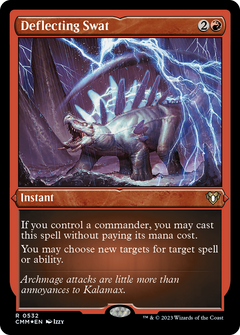 Deflecting Swat (Foil Etched) (532) [Commander Masters] foil - Deck Out Gaming