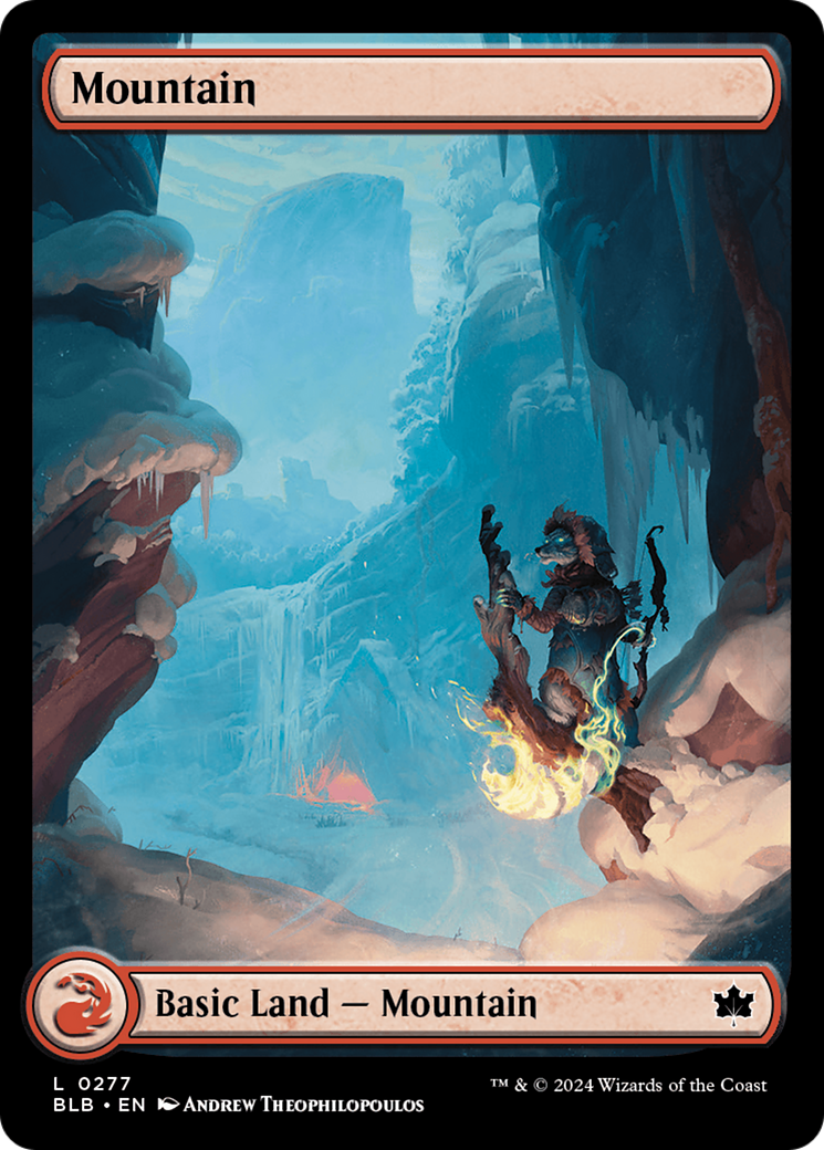 Mountain (0277) (277) [Bloomburrow] foil - Deck Out Gaming