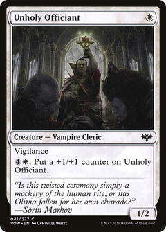 Unholy Officiant (41) [Innistrad: Crimson Vow] - Deck Out Gaming