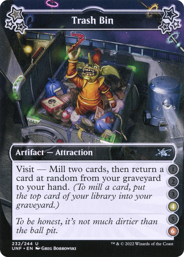 Trash Bin (4-6) (232) [Unfinity] foil - Deck Out Gaming