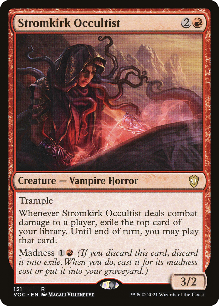 Stromkirk Occultist (151) [Commander: Innistrad: Crimson Vow] - Deck Out Gaming