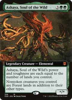 Ashaya, Soul of the Wild (Extended Art) (358) [Zendikar Rising] - Deck Out Gaming