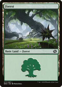 Forest (277) (277) [The Brothers' War] foil - Deck Out Gaming